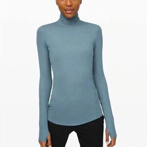 lululemon athletica Slate Blue Long Sleeve Tee